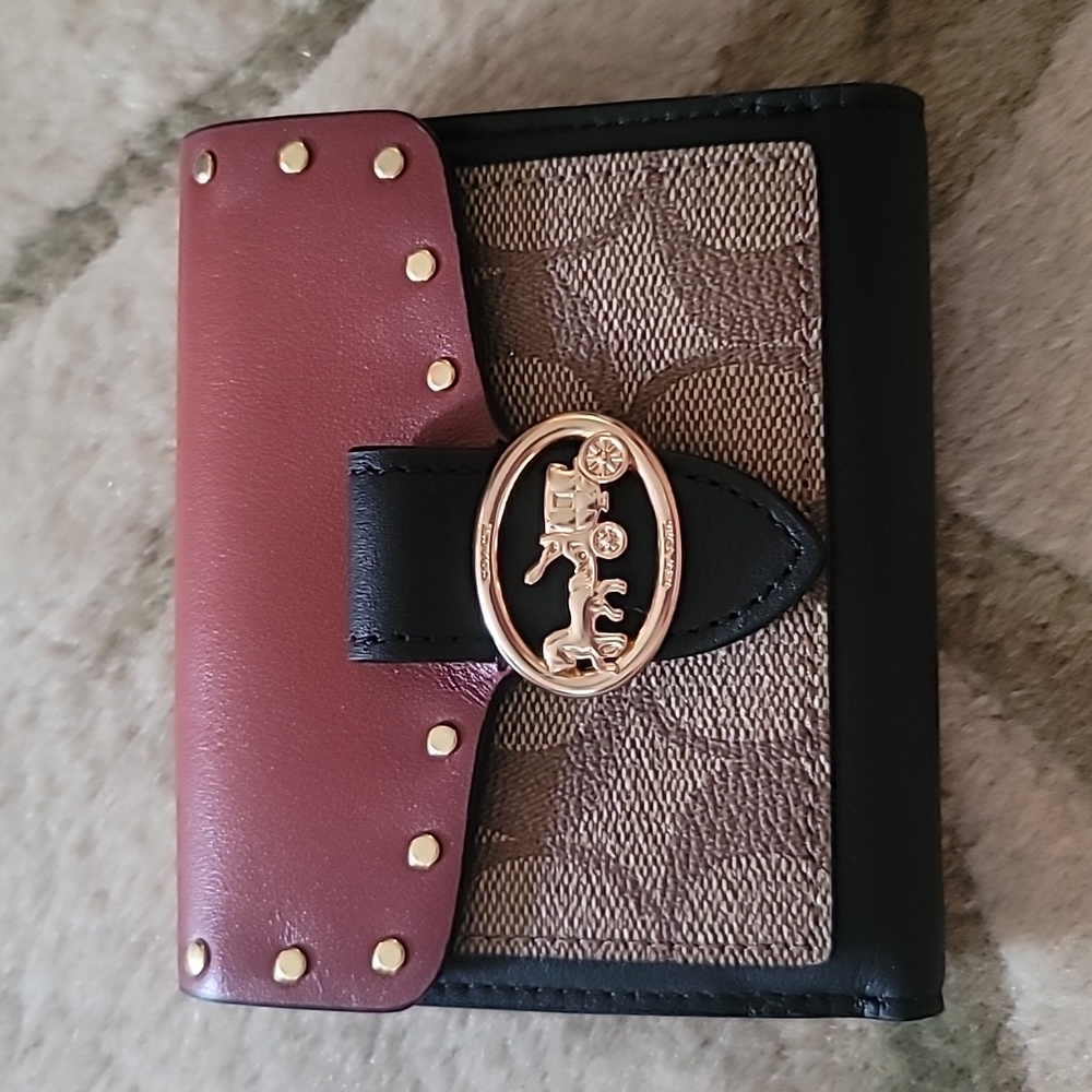 Coach Georgie studded wallet